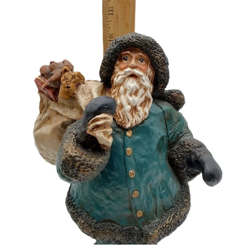 Vintage 1992 Delpha Jensen Artist Folk Art Santa 10